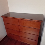 COMODA 8 CAJONES MADERA CEDRO