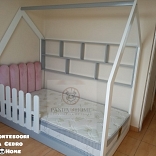 CAMA EN MADERA CEDRO MODELO MONTESSORI