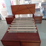 CAMA MADERA MEDELO A NATURAL
