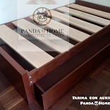 TARIMA CON AUXILIAR MADERA TORNILLO