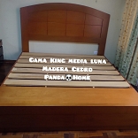 CAMA EN MADERA CEDRO KING