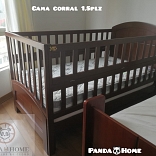 CAMA CORRAL MADERA CEDRO