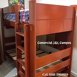 CAMAROTE 1.5PLZ MADERA CEDRO