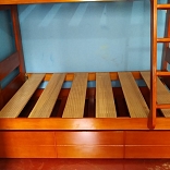 CAMAROTE MIXTO CON AUXILIAR MADERA CEDRO