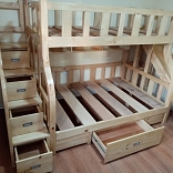 CAMAROTE  MULTIFUNCIONAL MADERA PINO