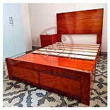 Cama de Cedro  a rayas