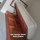BOX ESPACIO ELABORADO EN FINA MADERA CEDRO.