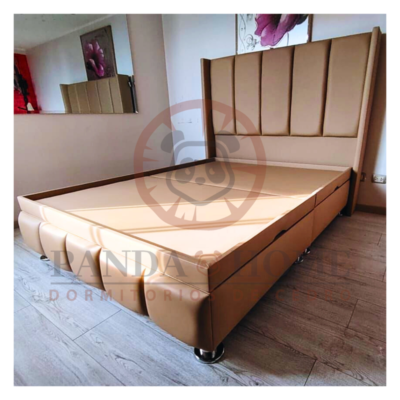 Cama Espacio - Modelo Columna Lisa
