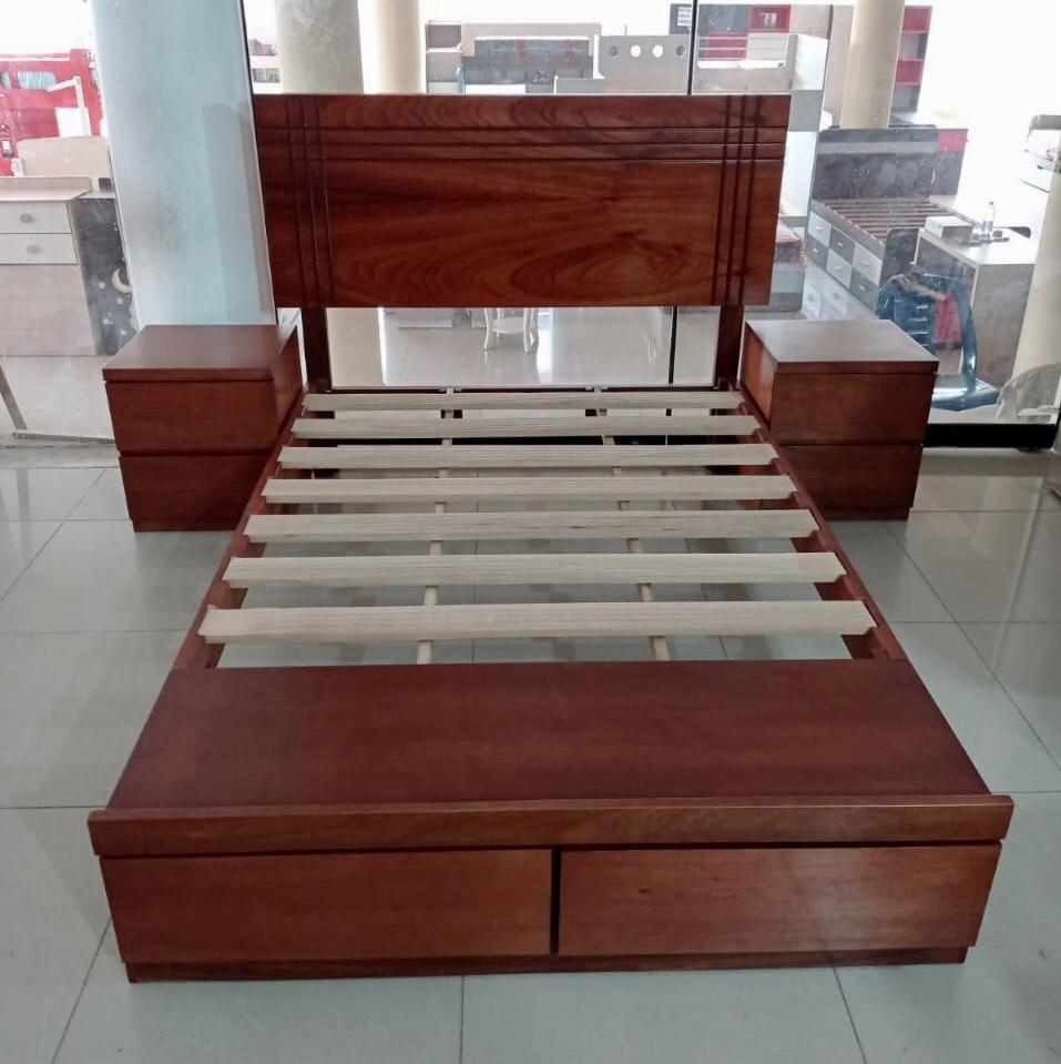 CAMA MADERA TORNILLO MODELO DOBLE DOMINO