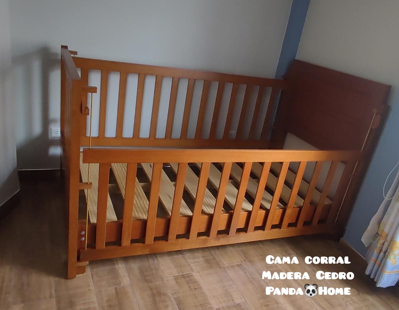 CAMA CORRAL MADERA CEDRO