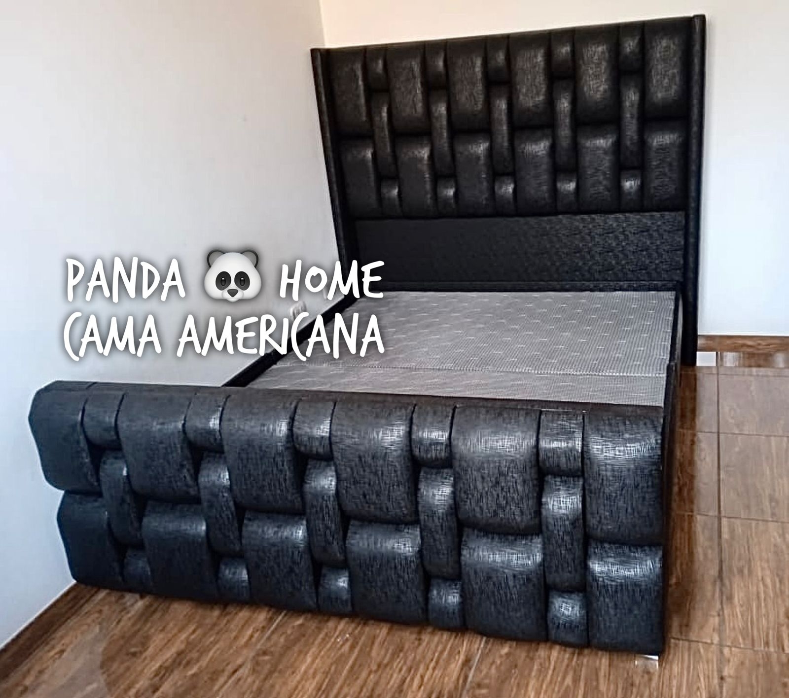 Cama americana negra