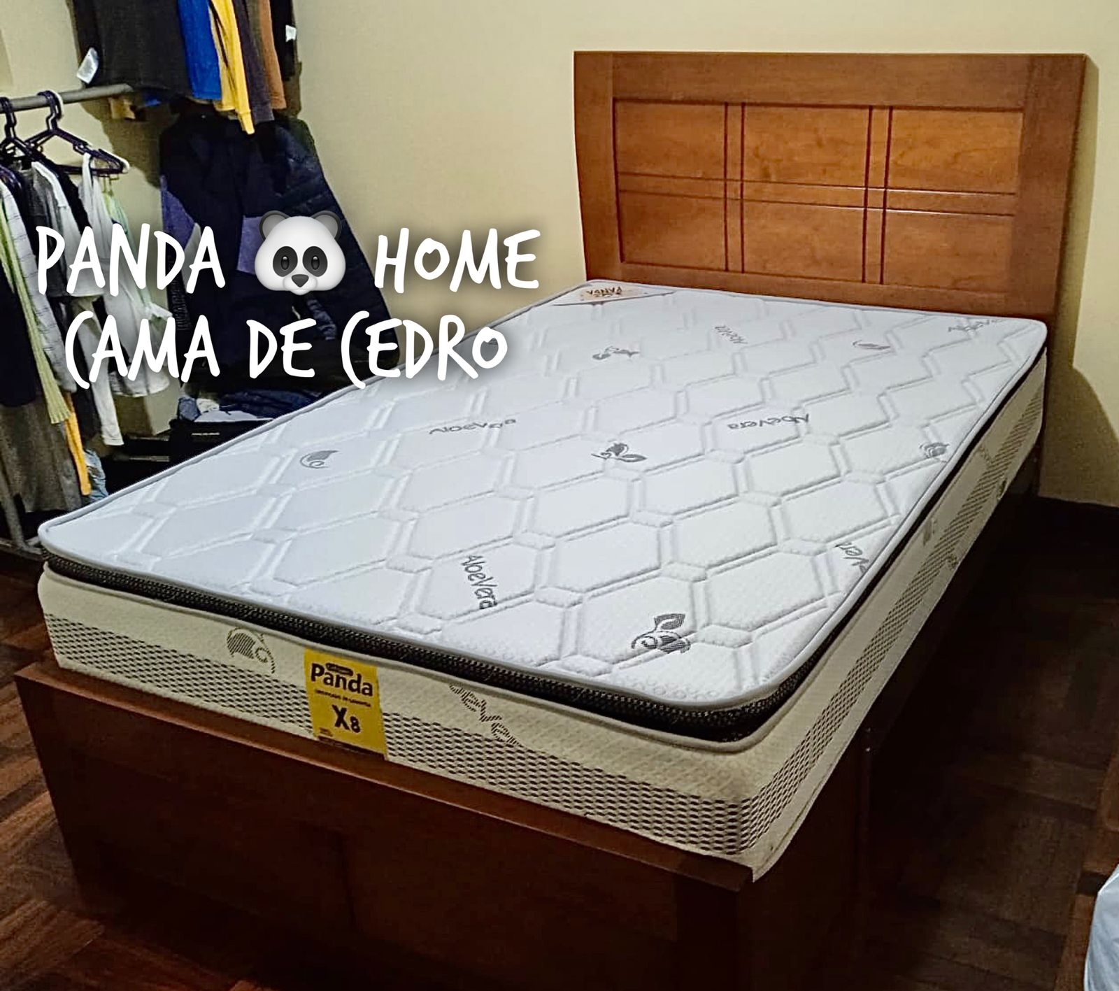 Cama de cedro dominó